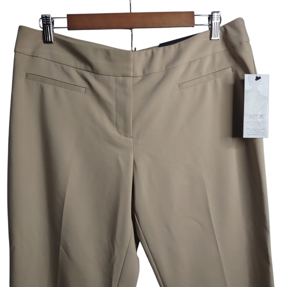 Apt. 9 Capri Pants Women's Beige Mid Rise Straight Leg Mid Calf Size 10 NWT - Picture 4 of 11